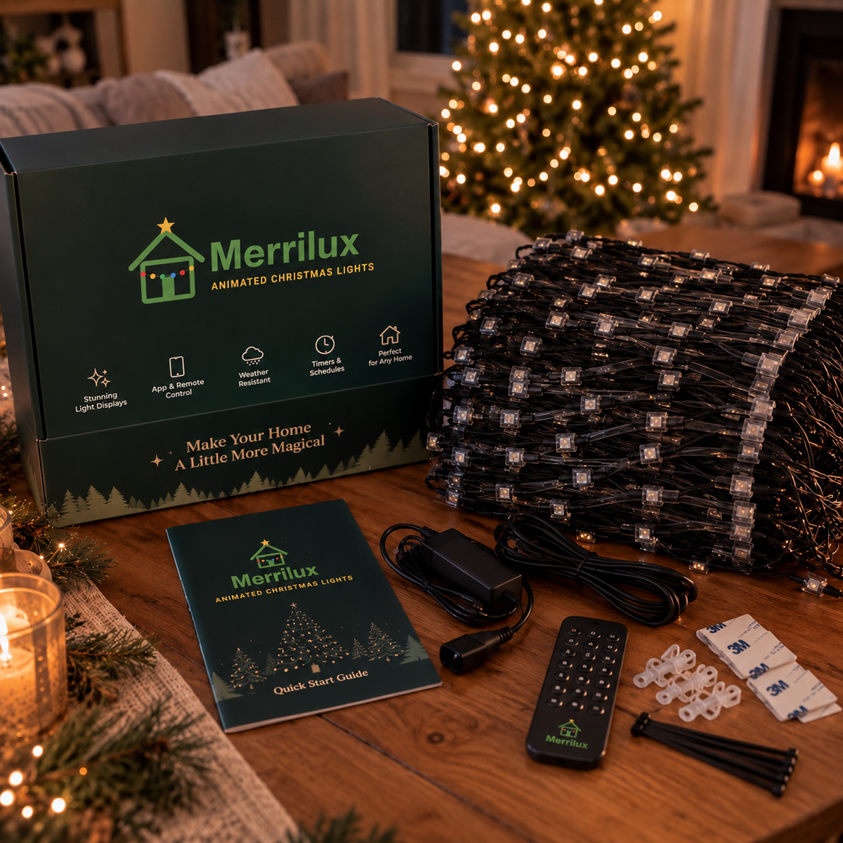 Merrilux™ Smart Animated Christmas Balcony Lights