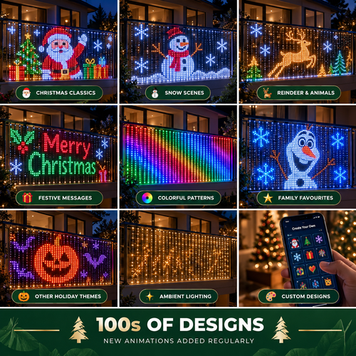 Merrilux™ Smart Animated Christmas Balcony Lights